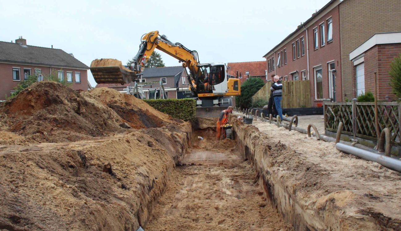 Aanleg nieuwe riolering en herinrichting Staphorst Noord Oost