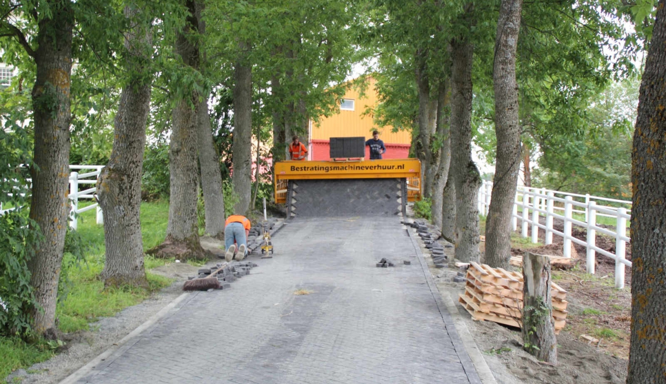 Aanleg oprit met Roadprinter Trondhein Noorwegen