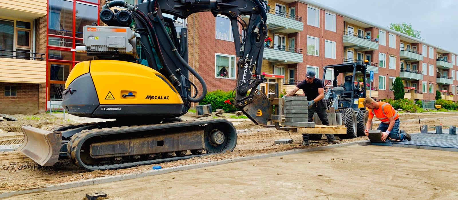 Bestraten na rioolsanering Kostverloren Groningen