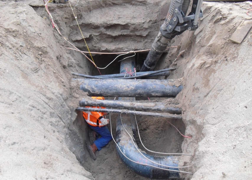 Grondzuigen bij uitgraven kabels en leidingen