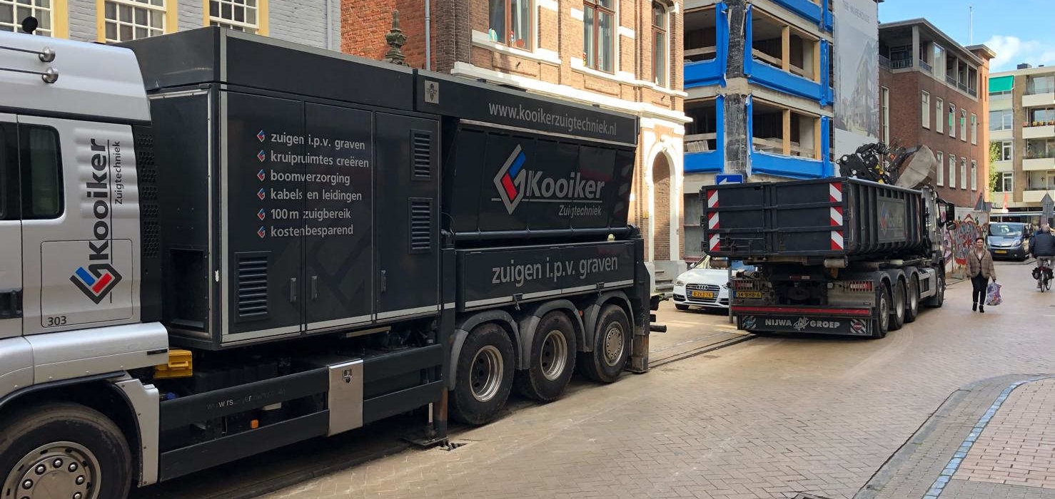 Herstelwerkzaamheden parkeerdek binnenstad Groningen