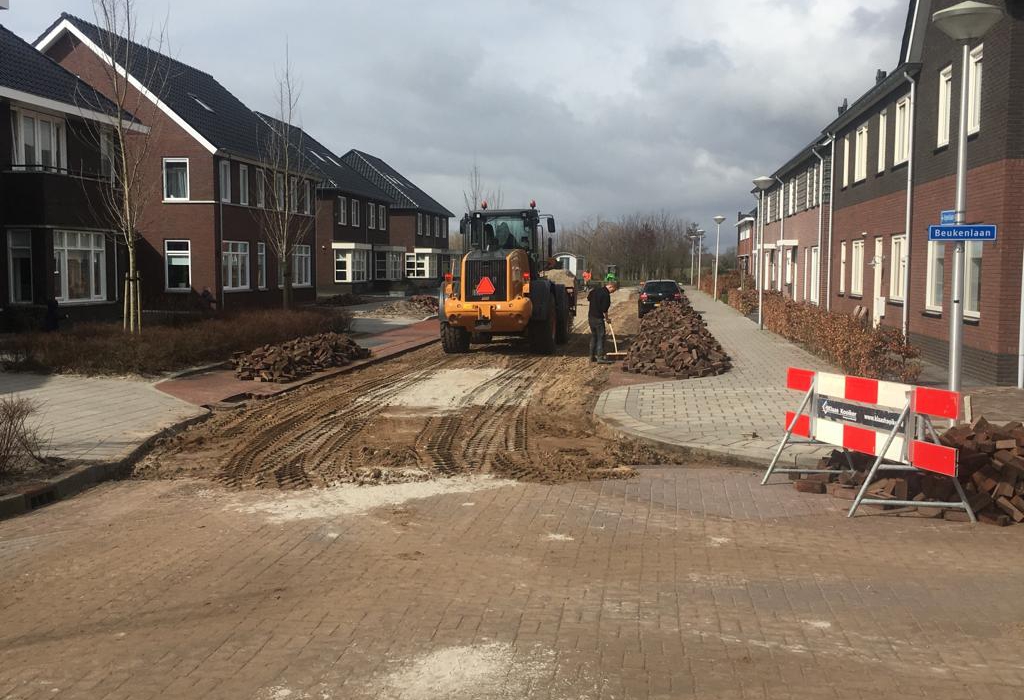 Nieuwbouwwijk woonrijp maken Rouveen West