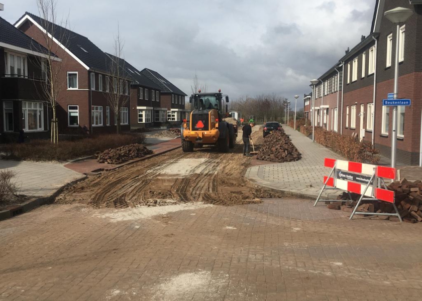 Nieuwbouwwijk woonrijp maken Rouveen West