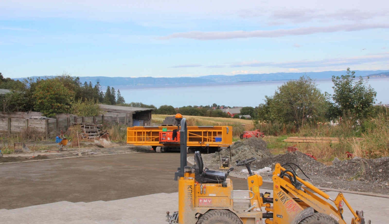 Terreininrichting en bestrating Trondheim Noorwegen