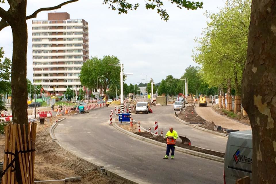 Beeld op Willemskade vanaf centrum